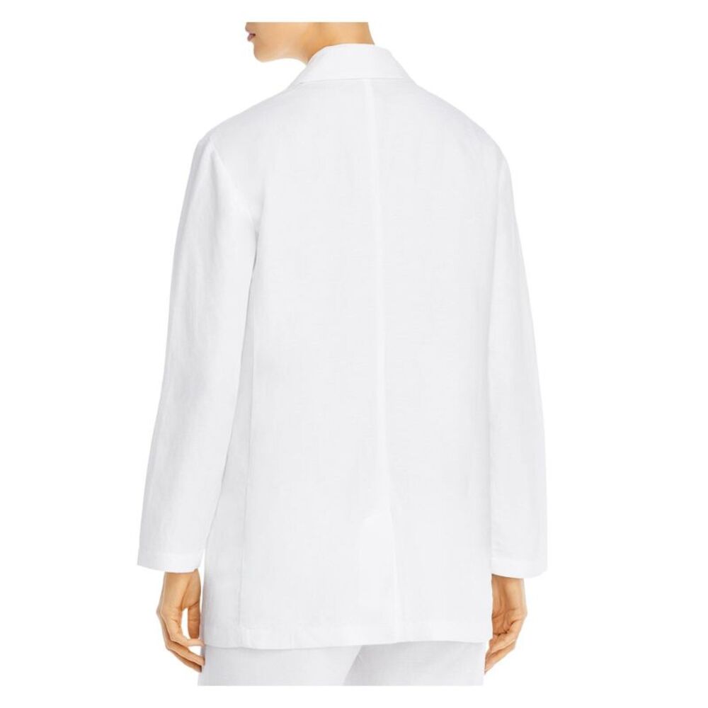 EILEEN FISHER Womens Pocketed Blazer Jacket - Picture 2 of 2